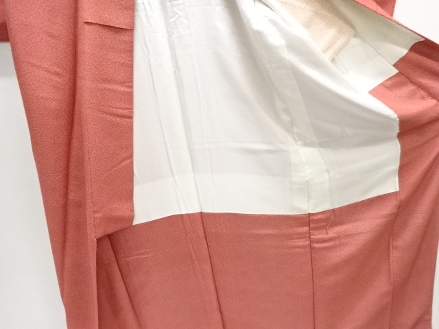  抽象模様一つ紋江戸小紋着物(重ね衿付き)